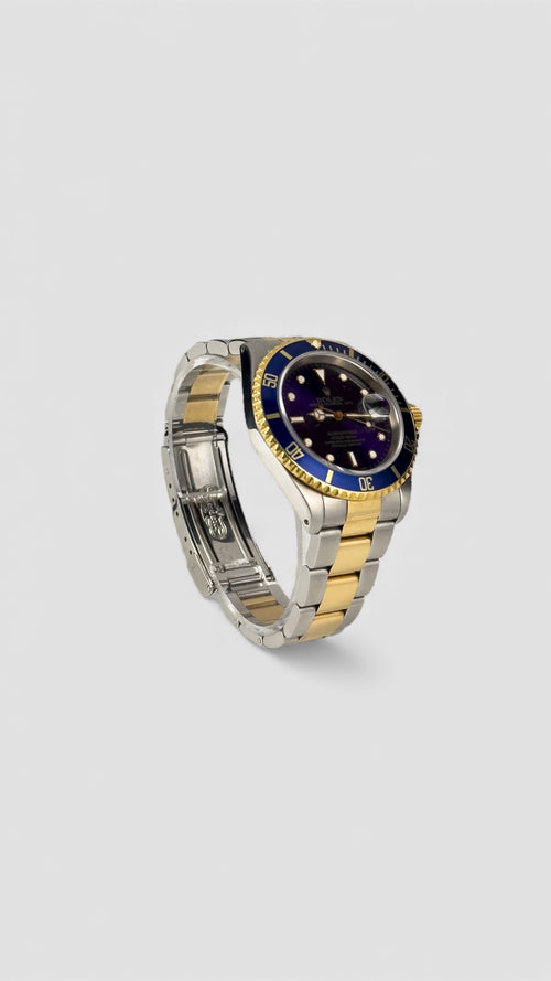 Rolex Submariner Date – Blue Dial, Gold &amp; Steel, Automatic 40mm