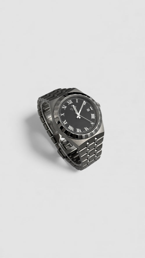 Tudor Royal – 38mm Black Dial, Stainless Steel, Automatic