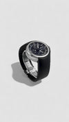 Fortis Automatic – 43mm Black Dial, Stainless Steel, Rubber Strap