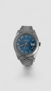 Rolex Datejust 41mm Blue Sunburst Dial – Steel Unisex Watch