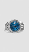 Rolex Datejust 41mm Blue Sunburst Dial – Steel Unisex Watch