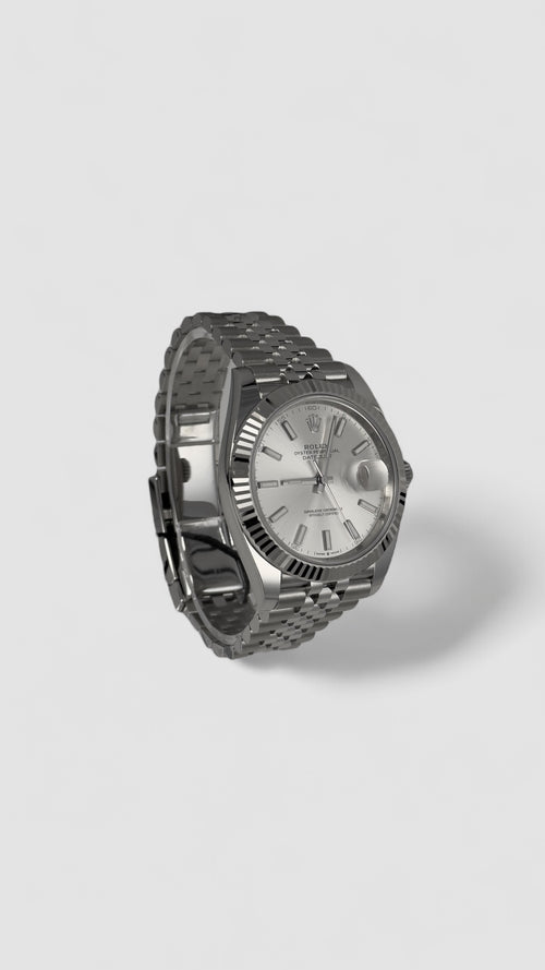 Rolex Datejust 41mm Stainless Steel & White Gold Watch