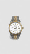 Rolex Datejust 16013 White Dial 36mm – Two-Tone Jubilee Bracelet